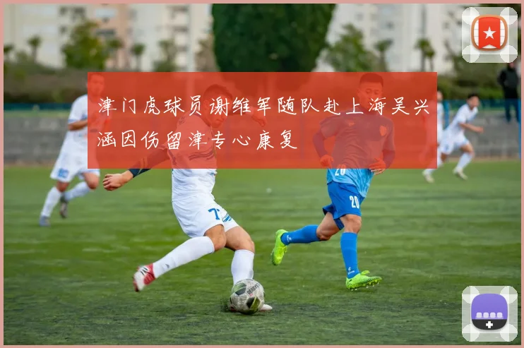 津门虎球员谢维军随队赴上海吴兴涵因伤留津专心康复